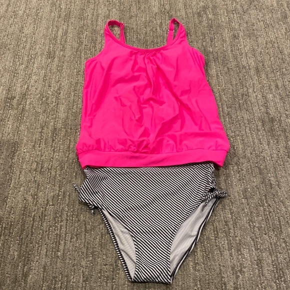 Holipick Two Piece Blouson Tankini - Picture 1 of 5